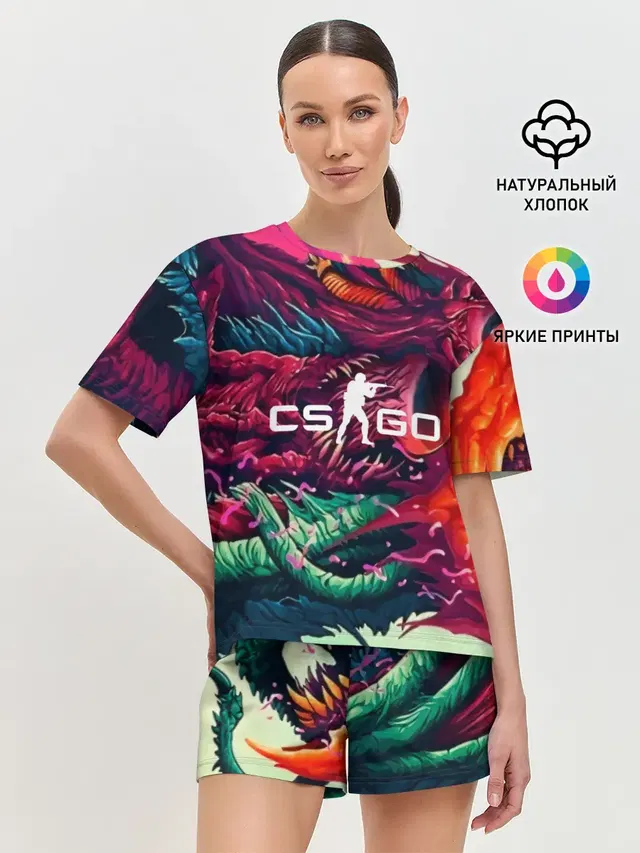 Женская пижама с шортами