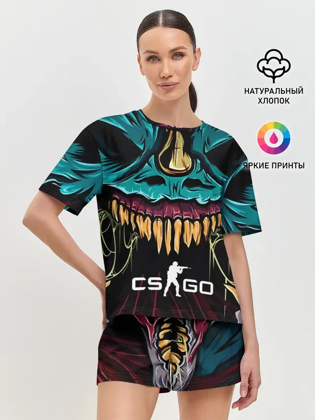 Женская пижама с шортами
