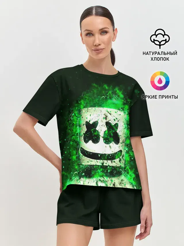 Женская пижама с шортами