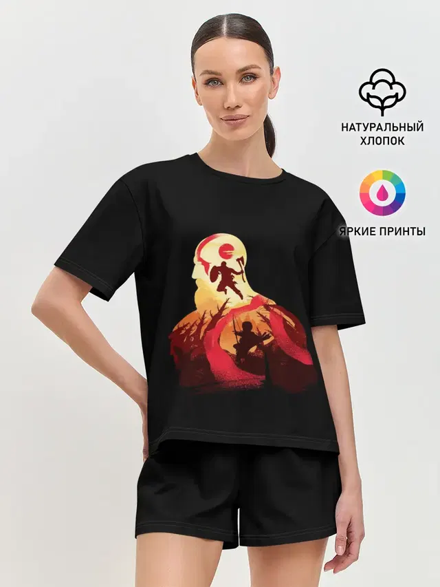 Женская пижама с шортами