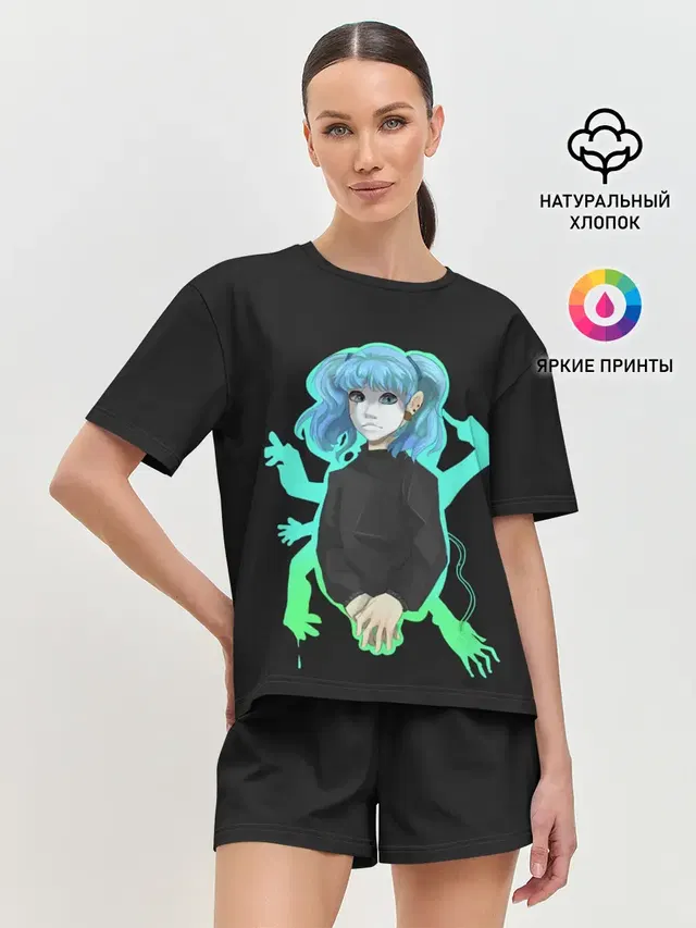 Женская пижама с шортами