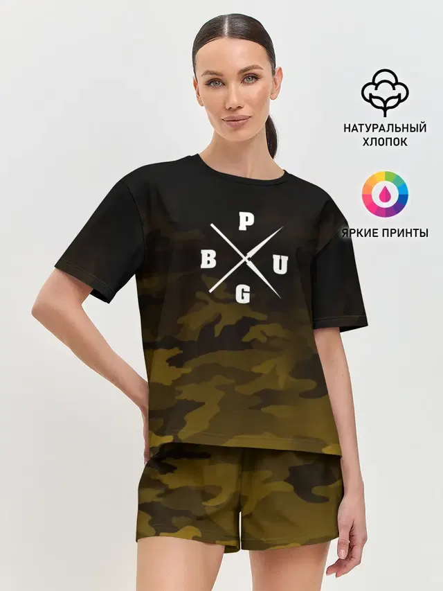 Женская пижама с шортами