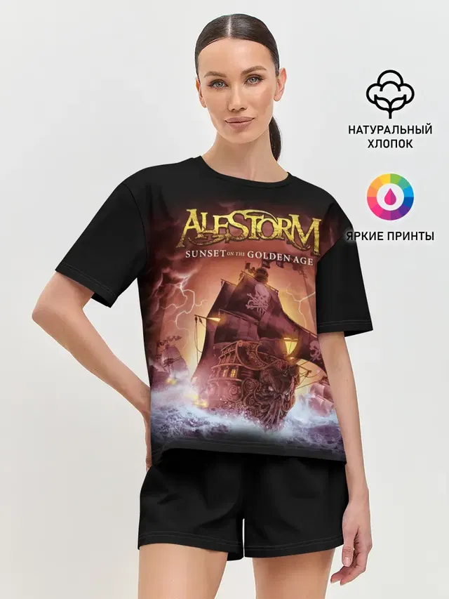 Женская пижама с шортами