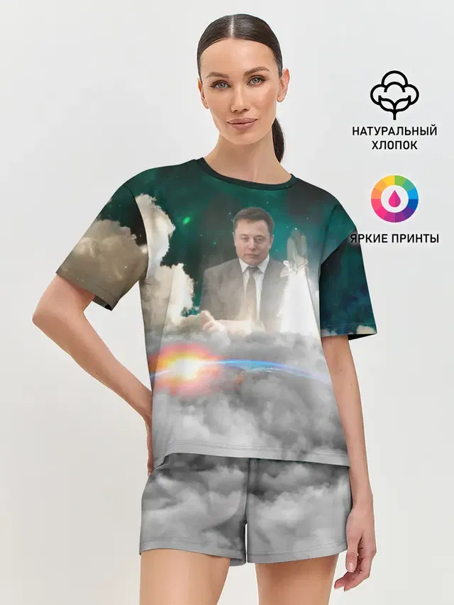 Женская пижама с шортами