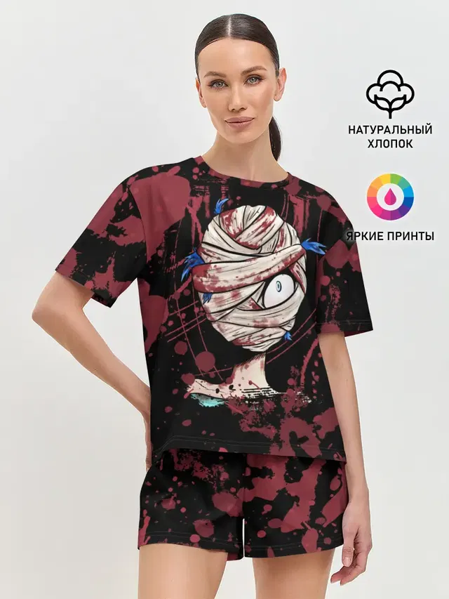 Женская пижама с шортами