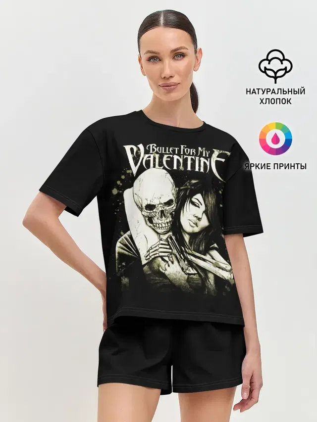 Женская пижама с шортами