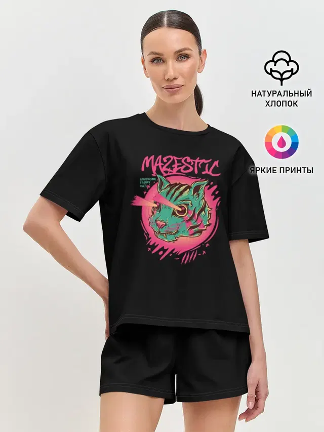 Женская пижама с шортами