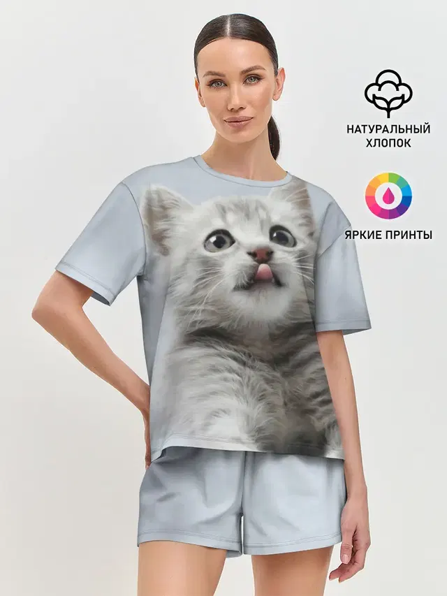 Женская пижама с шортами