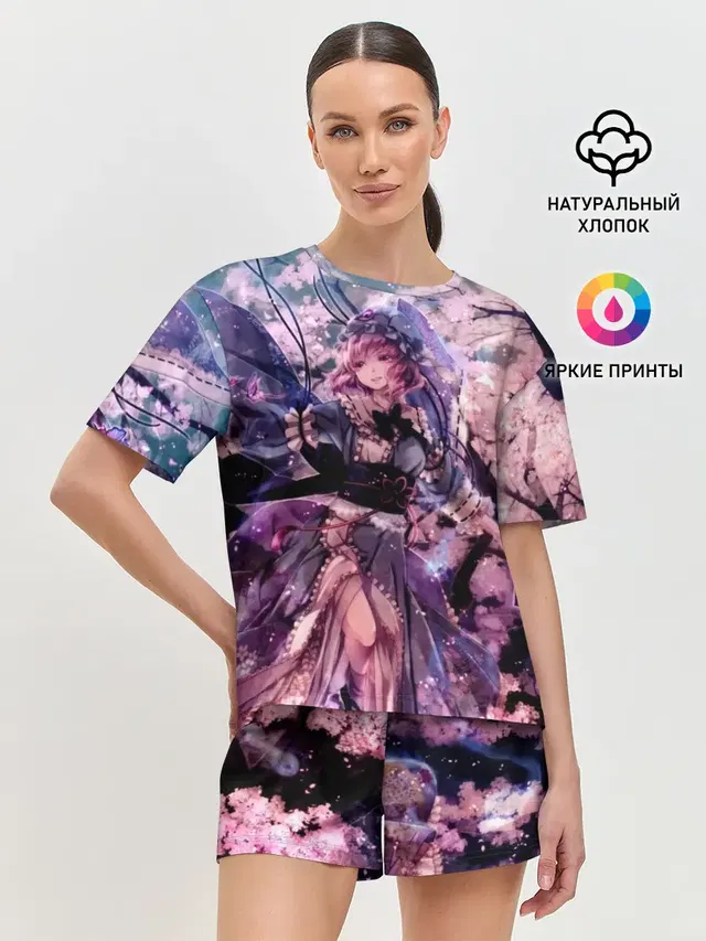 Женская пижама с шортами