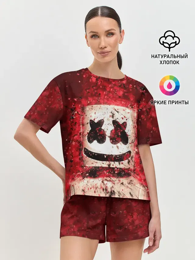 Женская пижама с шортами