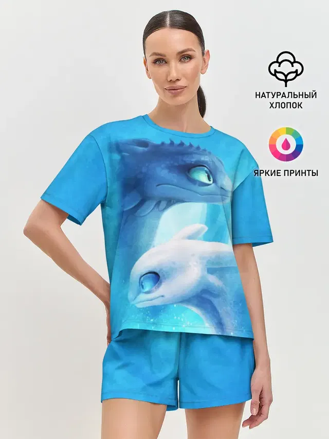 Женская пижама с шортами