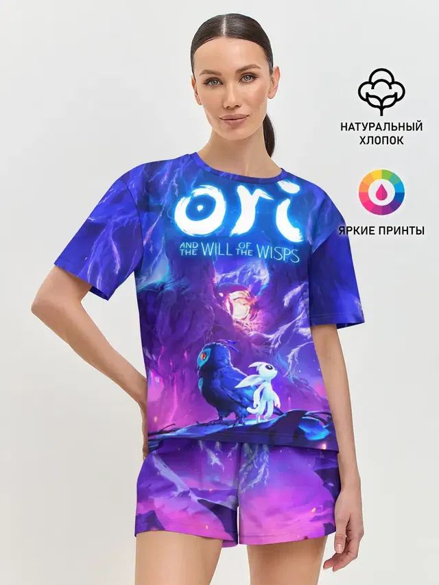 Женская пижама с шортами