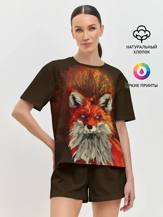 Женская пижама с шортами