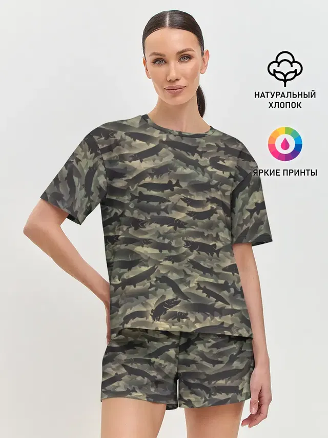 Женская пижама с шортами