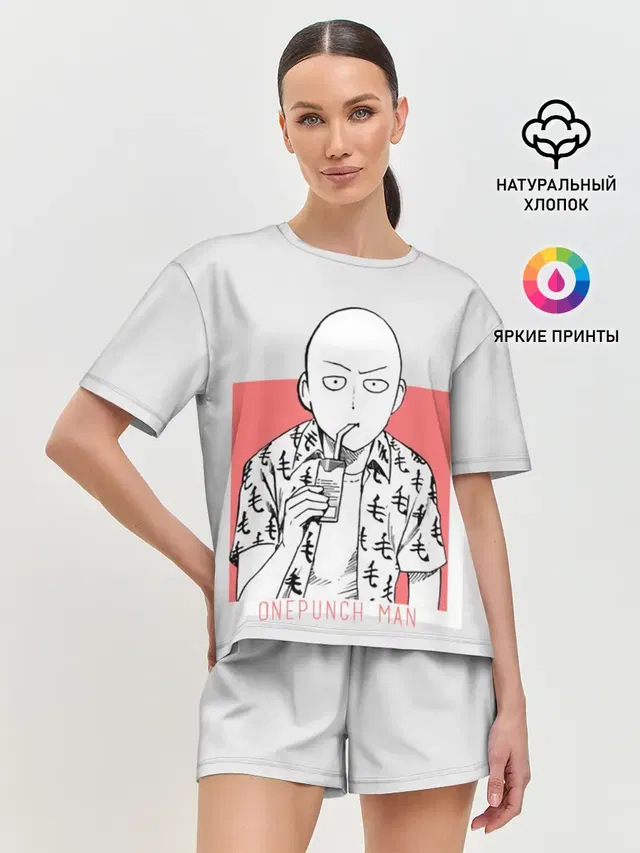 Женская пижама с шортами