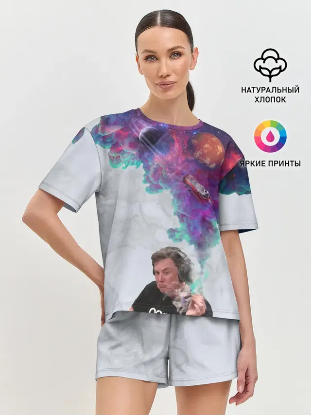 Женская пижама с шортами