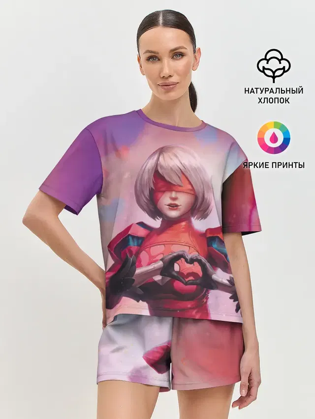 Женская пижама с шортами
