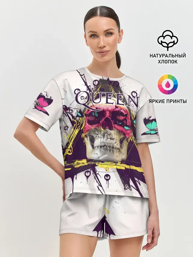 Женская пижама с шортами