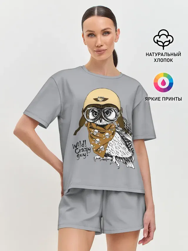 Женская пижама с шортами