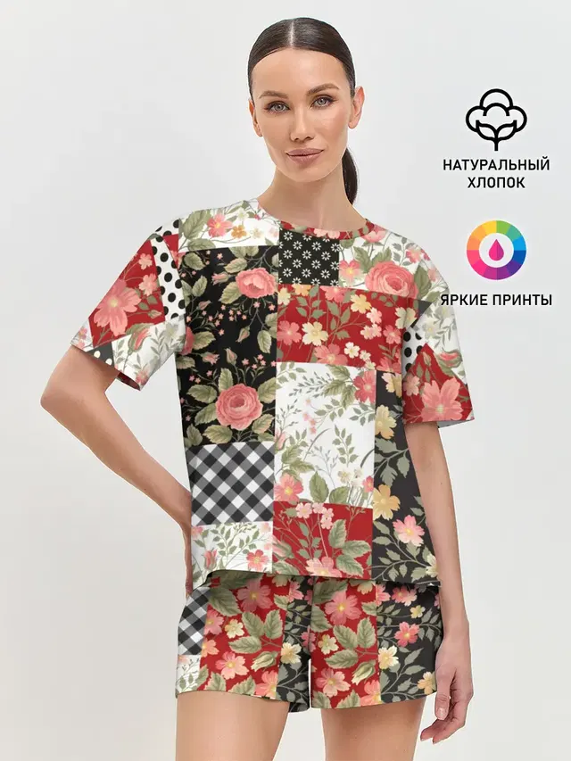 Женская пижама с шортами
