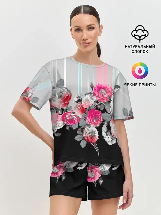 Женская пижама с шортами