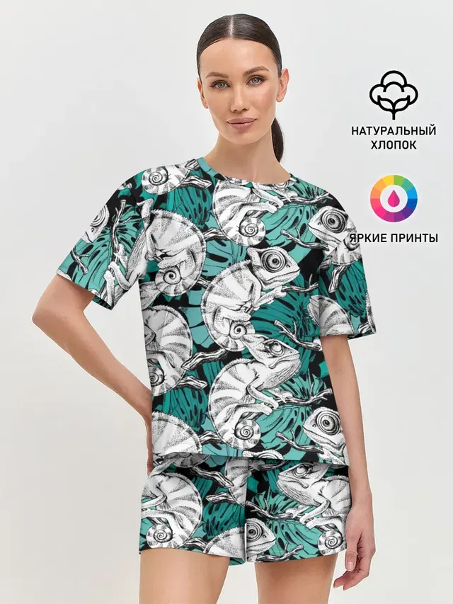 Женская пижама с шортами