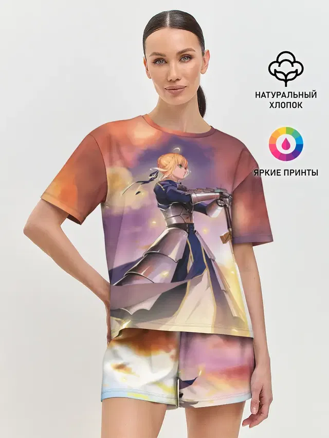 Женская пижама с шортами