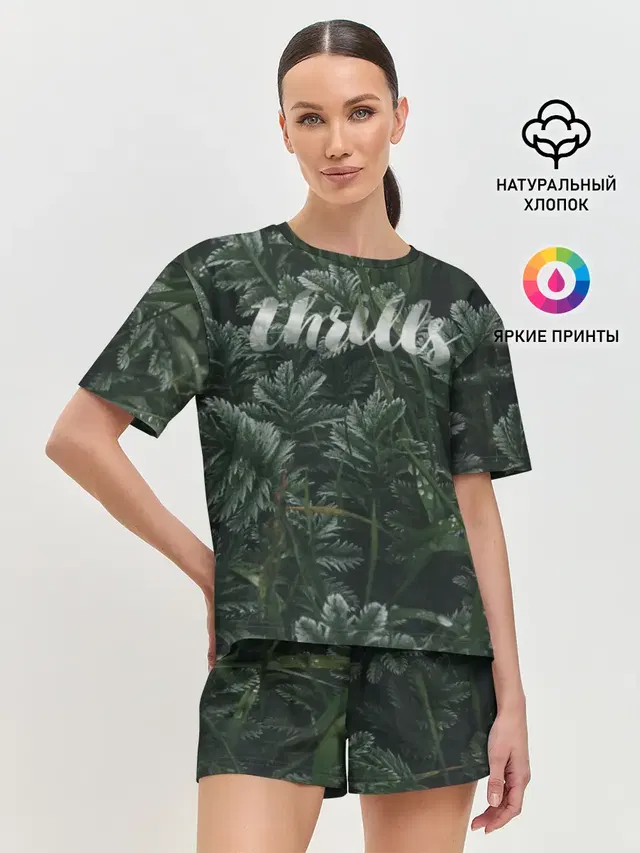Женская пижама с шортами