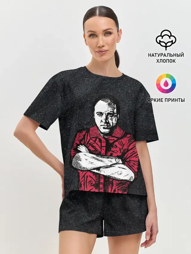 Женская пижама с шортами