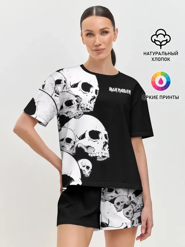Женская пижама с шортами