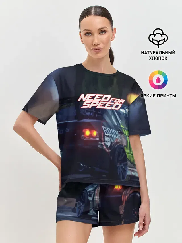 Женская пижама с шортами