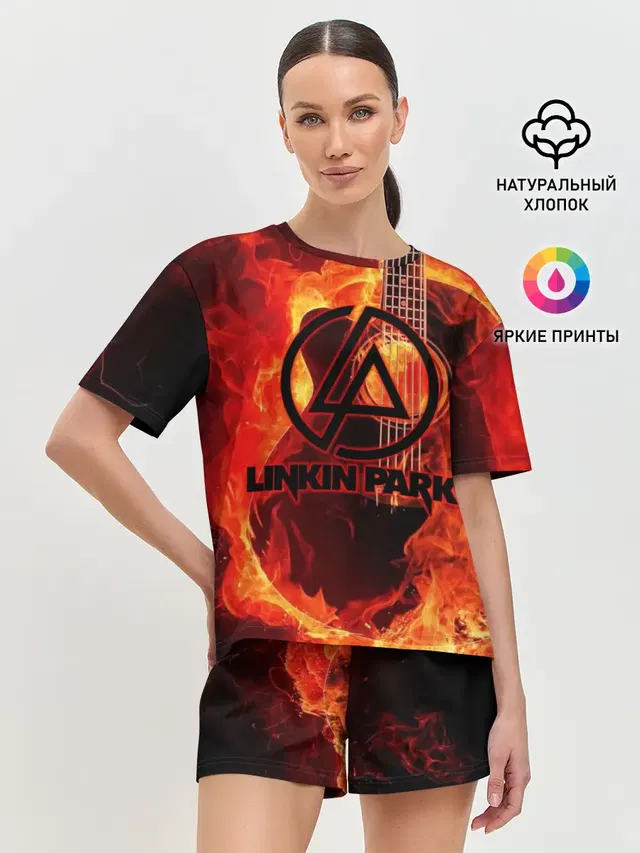 Женская пижама с шортами