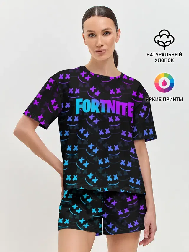 Женская пижама с шортами