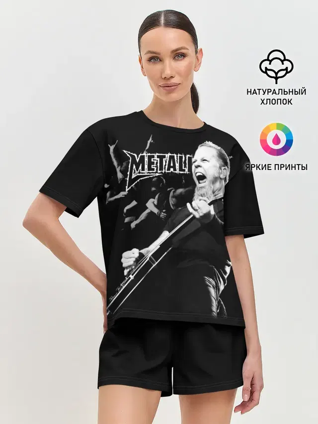 Женская пижама с шортами