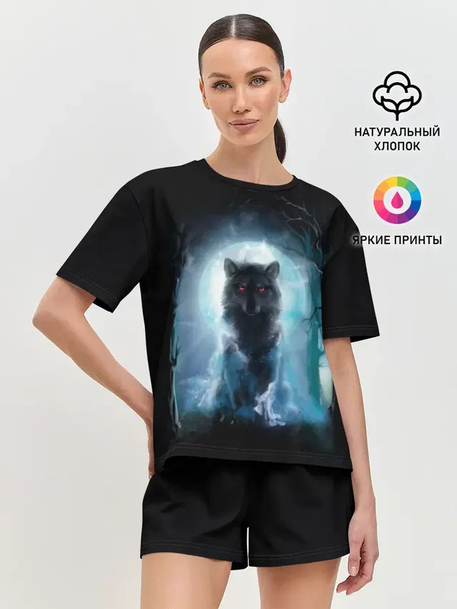 Женская пижама с шортами