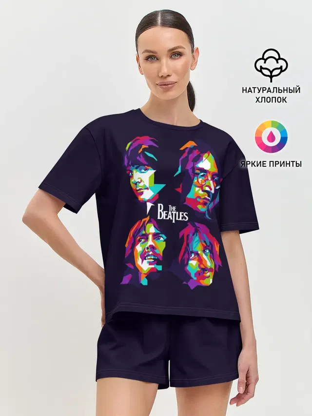 Женская пижама с шортами