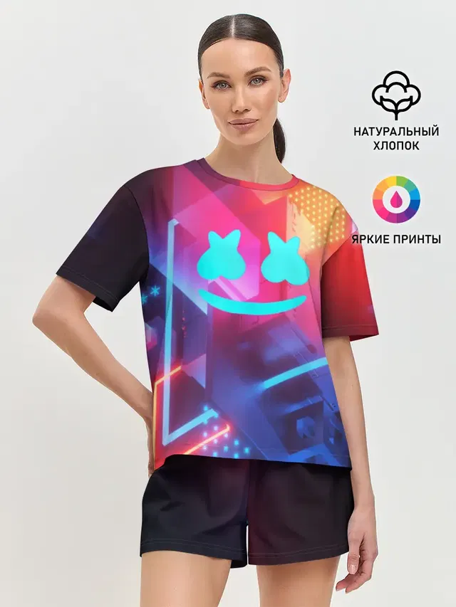 Женская пижама с шортами