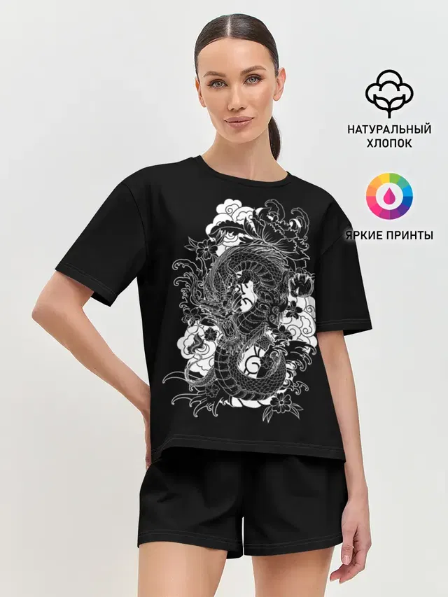Женская пижама с шортами