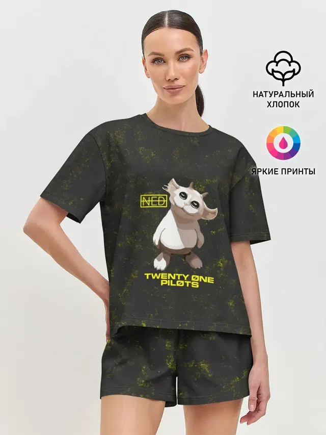 Женская пижама с шортами