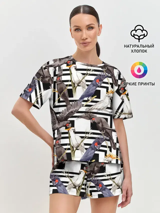 Женская пижама с шортами
