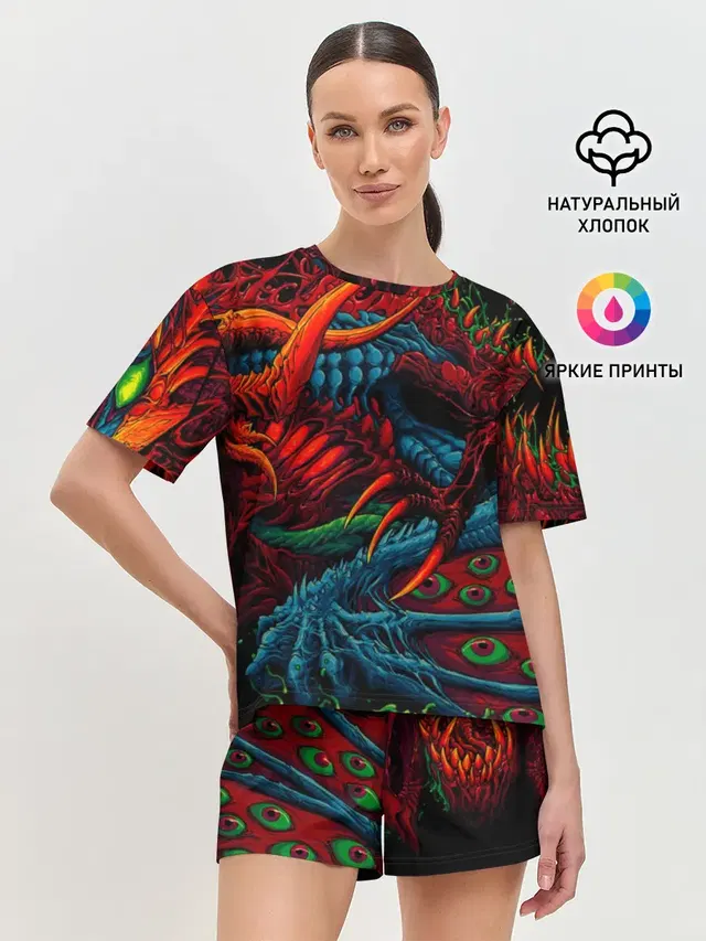 Женская пижама с шортами