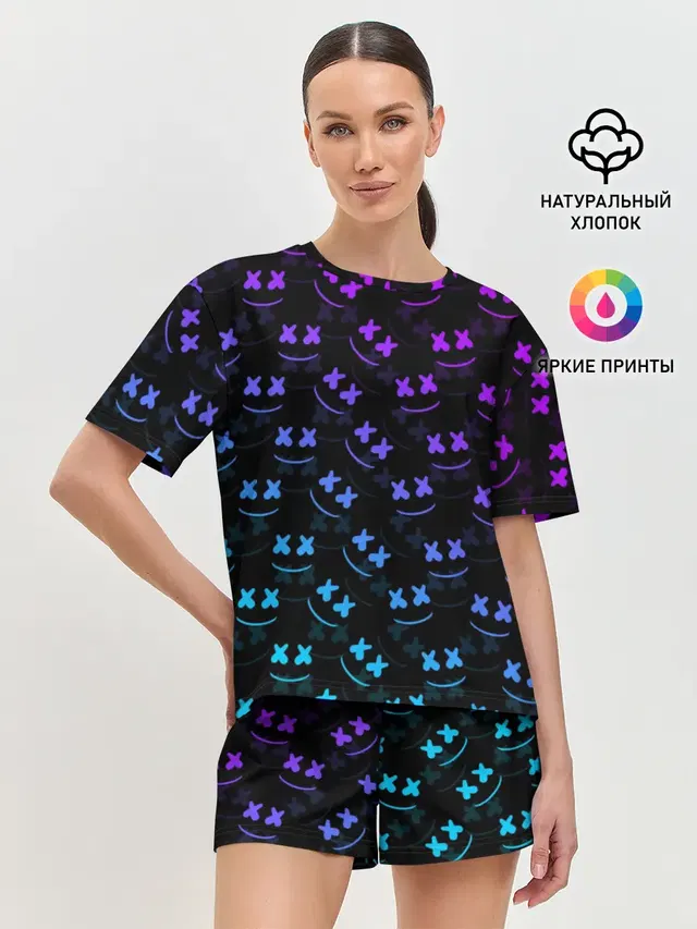 Женская пижама с шортами