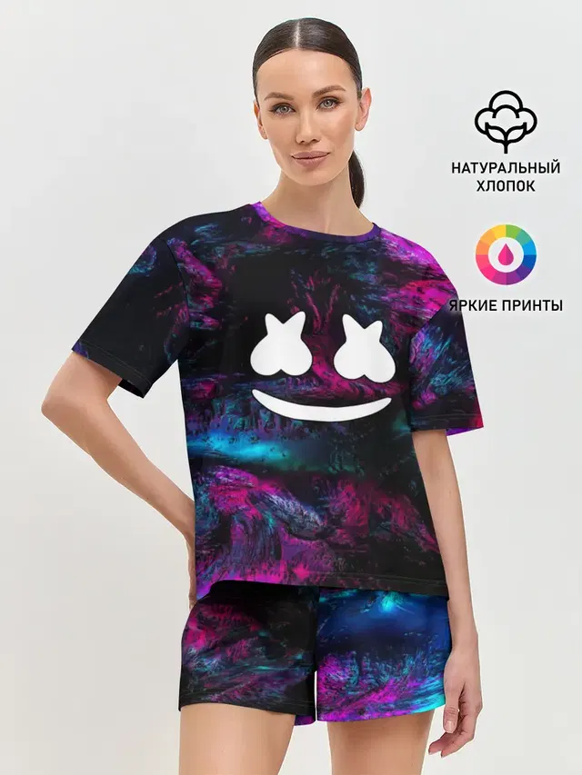 Женская пижама с шортами