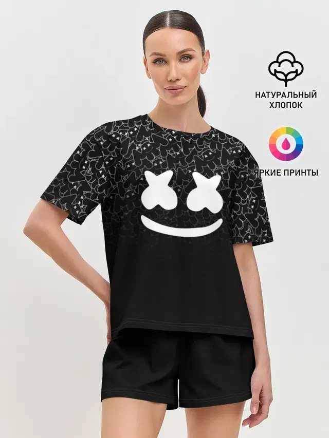 Женская пижама с шортами