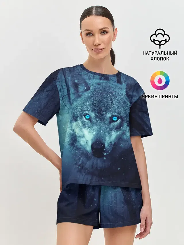 Женская пижама с шортами