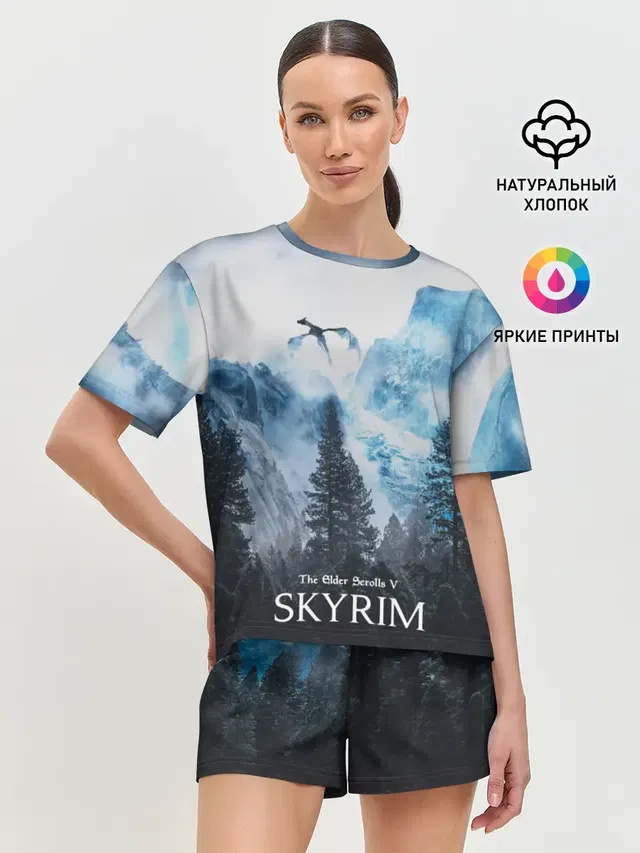 Женская пижама с шортами