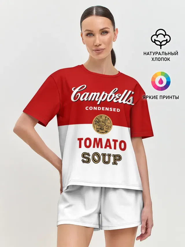 Женская пижама с шортами