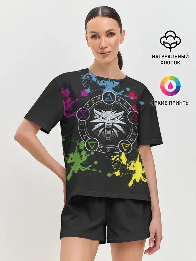 Женская пижама с шортами