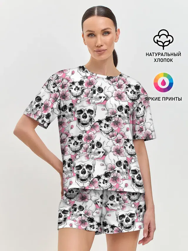 Женская пижама с шортами