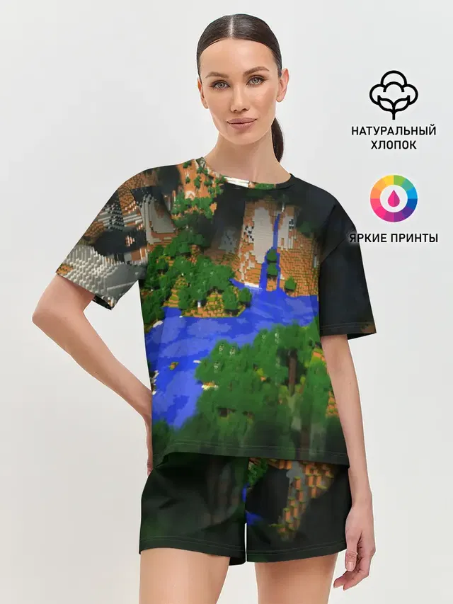 Женская пижама с шортами